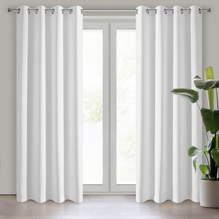 ZASŁONA GOTOWA D91 PARISA 140 X 250 CM BIAŁY