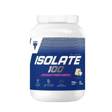 Trec ISOLATE 100 Izolat WPI białkowy 700g smak biała czekolada