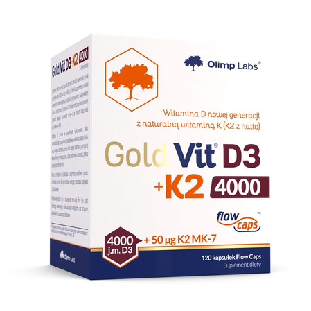 Gold-Vit D3+K2 4000 120 kaps.