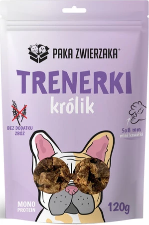 PAKA ZWIERZAKA Trenerki Królik 120g