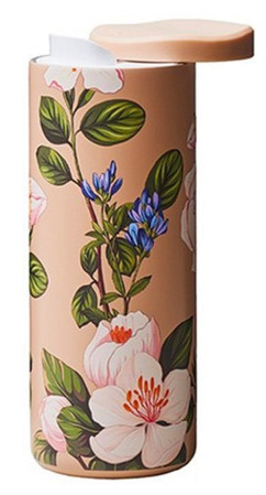 KUBEK SLIDE ZE STALI NIERDZEWNEJ KWIATY 350 ml - CHIC-MIC