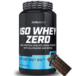 BioTech USA Iso Whey Izolat białka 908g smak czekolada