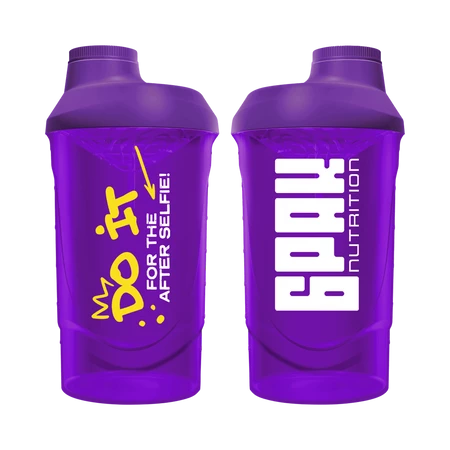 6PAK SHAKER DO IT FOR THE AFTER SELFIE PURP. 600ml