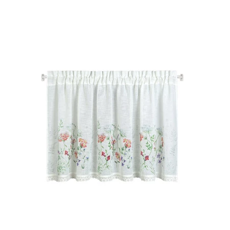 FIRANA GOTOWA SYLWIA NA TAŚMIE 150 X 60 CM BIAŁY