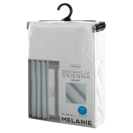 ZASŁONA GOTOWA MELANIE 140 X 250 CM BIAŁY
