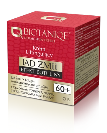 Biotaniqe - Jad Żmii Efekt Botuliny, Krem Liftingujący 60+ - 50 ml
