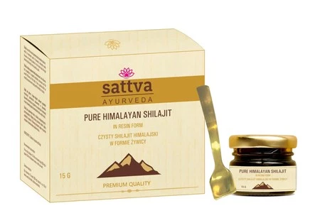 Sattva Shilajit Himalajski oczyszczona żywica mumio 15 g 