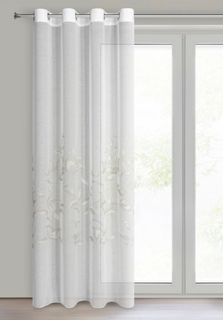 FIRANA GOTOWA ESTELLA 140 X 250 CM BIAŁY