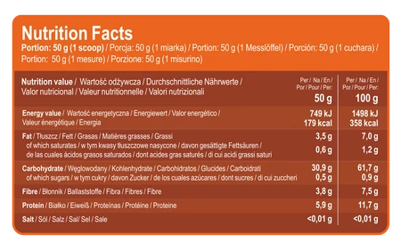 7Nutrition Instant OATS 1kg smak Banoffee