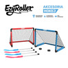 EzyRoller Zestaw do gry w hokeja dla 4 osób (bramki, krążki, kije)