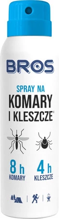 BROS Spray na komary i kleszcze 90 ml