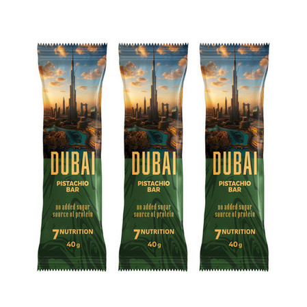 Zestaw: 3x 7Nutrition Dubai Bar 40g Baton Proteinowy