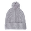 Lodger Czapeczka z wełny merino 100% szara Drizzle 6-12 m