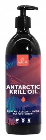 Pokusa Olej z Kryla dla Psa i Kota - Antarctic Krill Oil 500ml