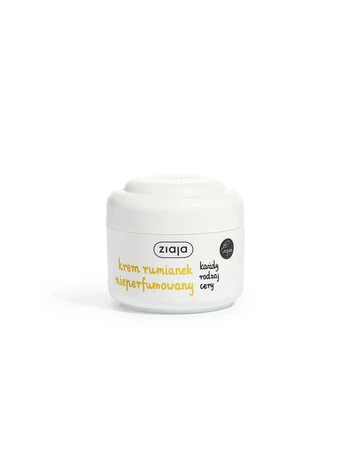 Ziaja, Rumiankowy krem do twarzy nieperfumowany do każdego rodzaju cery 50ml