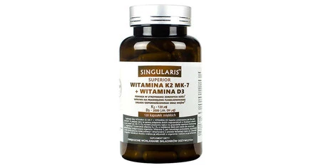 Singularis Witamina K2 Mk-7 + witamina D3 120 kaps.