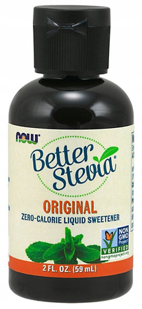 NOW Foods Stewia Orginal zamiennik cukru Stewia 59 ml