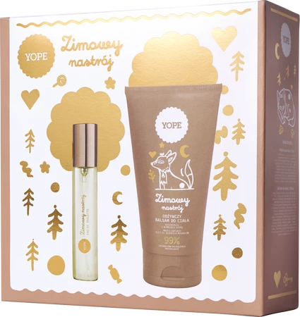 Yope Xmas Zestaw Zimowy Nastrój Balsam do ciała 150ml+Woda toaletowa do wnętrz 33ml