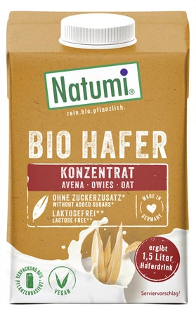 NATUMI KONCENTRAT NAPOJU OWSIANEGO BEZ DODATKU CUKRÓW BIO 500 ml 