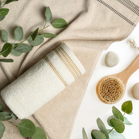 Ręcznik Amanda (05), 50 x 90 cm, Musztardowy