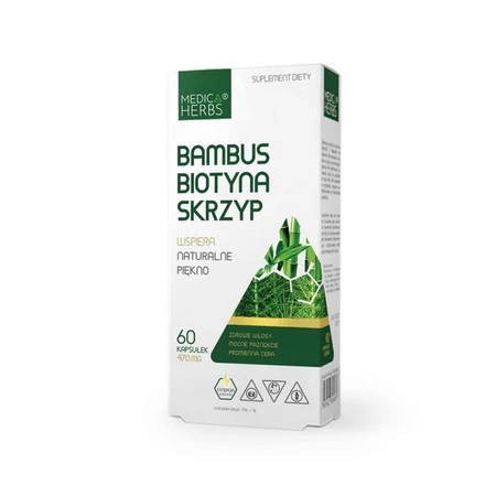 Medica Herbs Bambus Biotyna Skrzyp 60 kaps