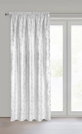 ZASŁONA GOTOWA ELISE NA TAŚMIE 140 X 270 CM BIAŁY