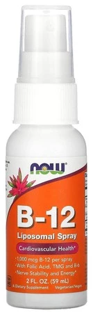 Now Foods − B12 Liposomal Spray − 59 ml