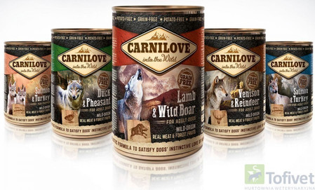 CARNILOVE Dog Adult Salmon / Turkey ŁOSOŚ INDYK 400g