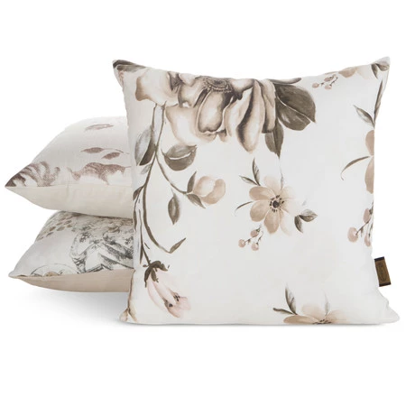 Poszewka Spring 41 40 x 40 cm, Jasnokremowy