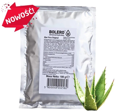 Bolero Bag Aloes ze stewię 100g napój w proszku bez cukru