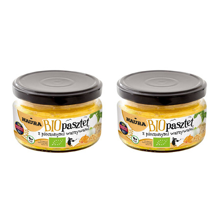 Zestaw 2x Pasztet z pieczonymi warzywami BIO 190 g