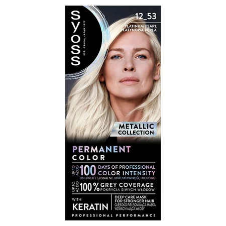 Permanent Color Metallic Collection farba do włosów trwale koloryzująca 12-53 Platynowa Perła