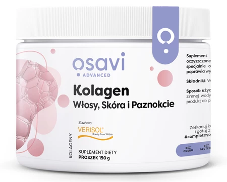 Osavi Kolagen Włosy, Skóra i Paznokcie, 150 g | 60 porcji