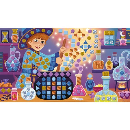 Janod Zestaw kreatywny Mozaika Szkoła magii 7+