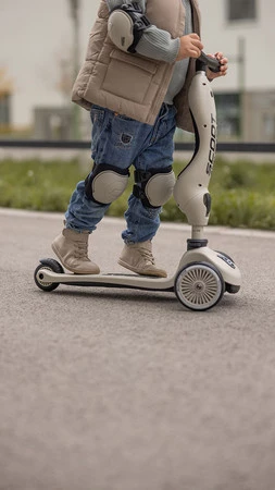SCOOTANDRIDE Zestaw ochraniaczy dla dzieci XXS Ash