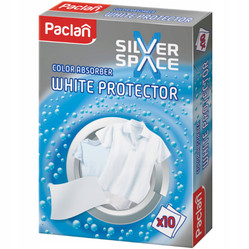 Paclan Silver Space Color Absorber chusteczki do prania białe 10 sztuk