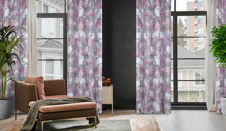 ZASŁONA GOTOWA SHERRY 140 X 250 CM SREBRNY