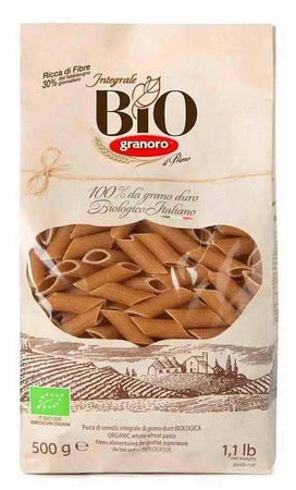 Granoro − Makaron mezze penne rigate pełnoz. BIO − 500 g