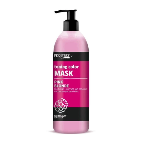 Prosalon Toning Color Mask maska tonująca kolor Pink Blonde 500g