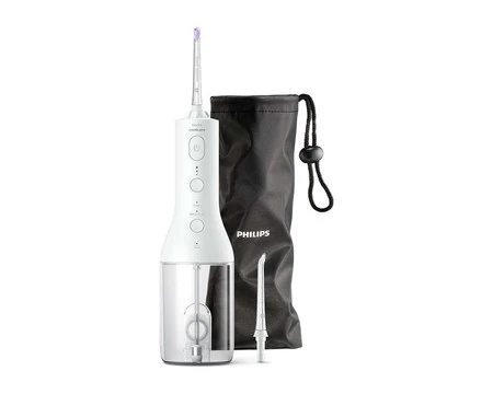 SONICARE IRYGATOR POWER FLOSSER 3000 NEW! WHITE HX3826/31 BEZPRZEWODOWY (2 programy, 3 poz.intens, torba podróżna, 2x końcówka)