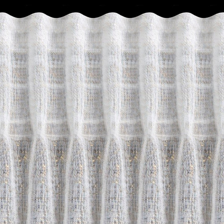 FIRANA GOTOWA LUCILA NA TAŚMIE 140 X 270 CM BIAŁY