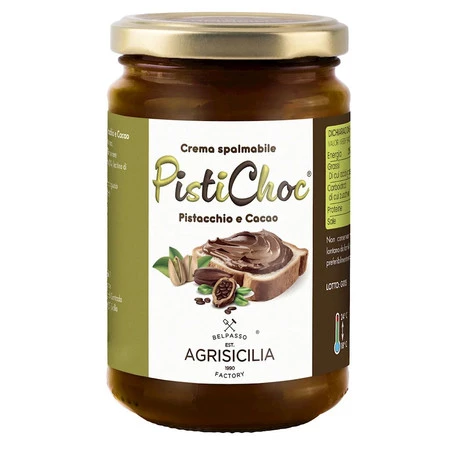 KREM PISTACJOWO - KAKAOWY 340 g - AGRISICILIA