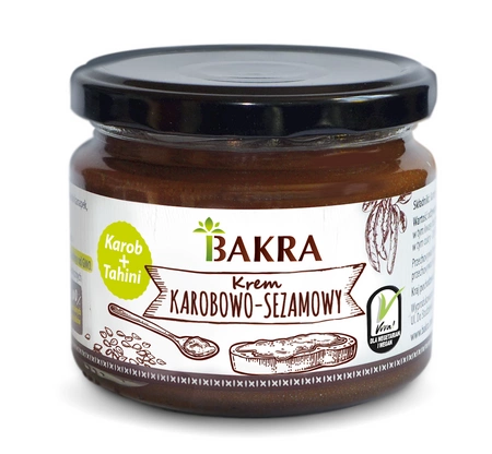 Bakra − Krem karobowo-sezamowy − 300 g
