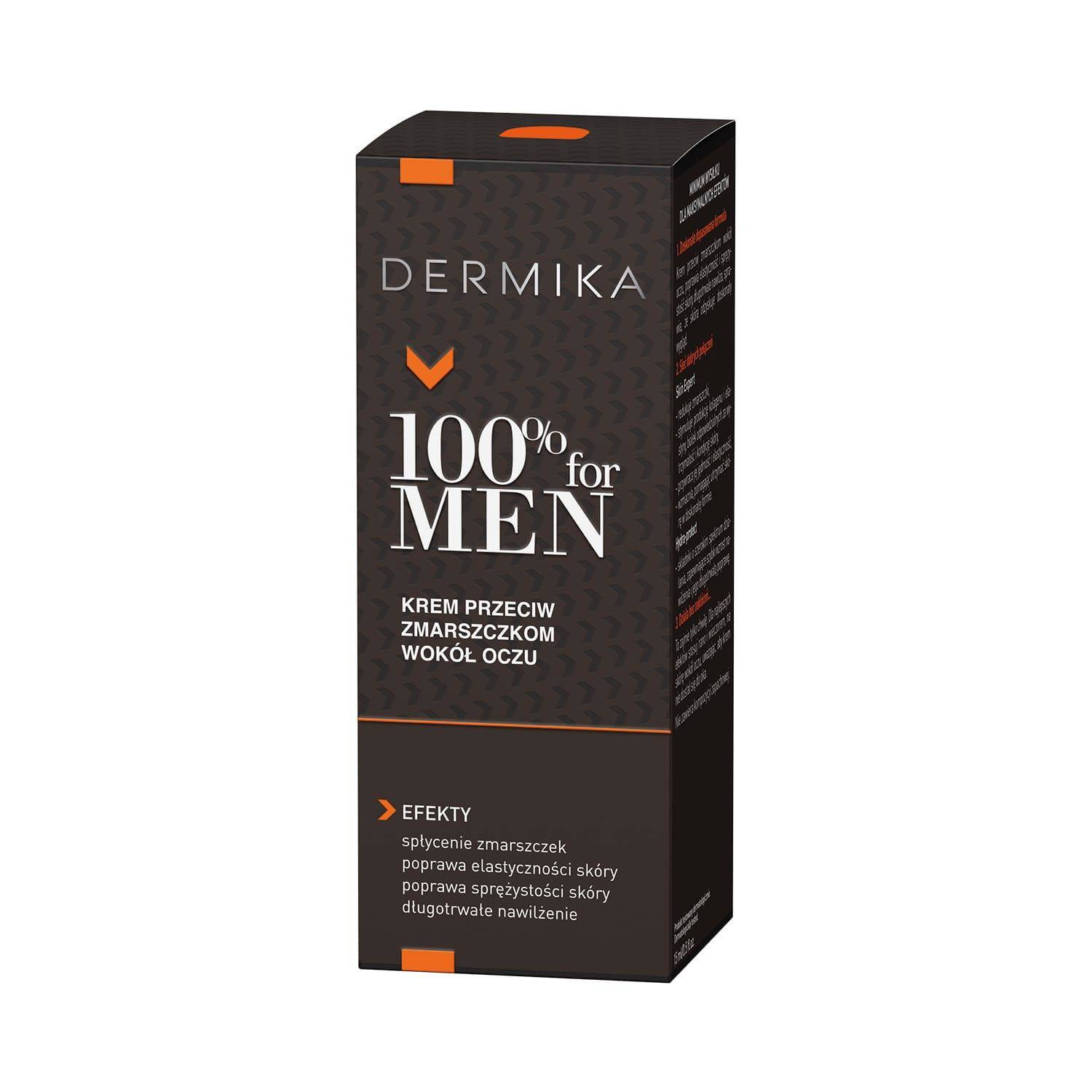 100% for Men Eye Cream krem przeciw zmarszczkom wokół oczu 15ml