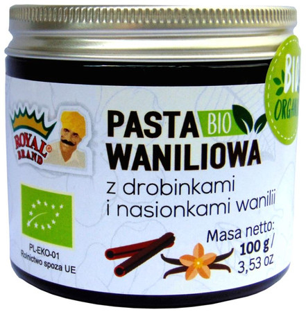 ROYAL BRANDPASTA WANILIOWA BIO 100 g