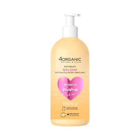 4Organic Mama Naturalny balsam do ciała skóra wrażliwa 350ml