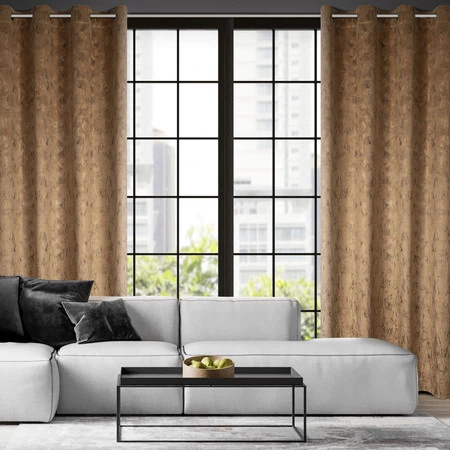 ZASŁONA GOTOWA KORNELIA 140 X 250 CM MIODOWY