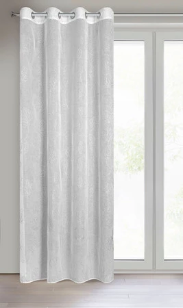 ZASŁONA GOTOWA LORI 140 X 250 CM BIAŁY