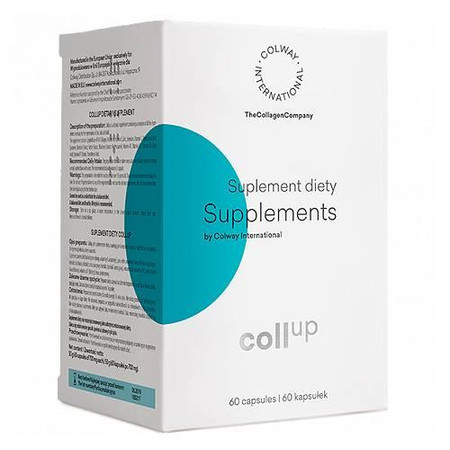 Colway Kolagen CollUp Kolagen z witaminą C wsparcie dla pięknej skóry 60 kaps.