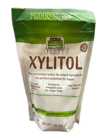 NOW FOODS Xylitol - Ksylitol zamiennik cukru 454g